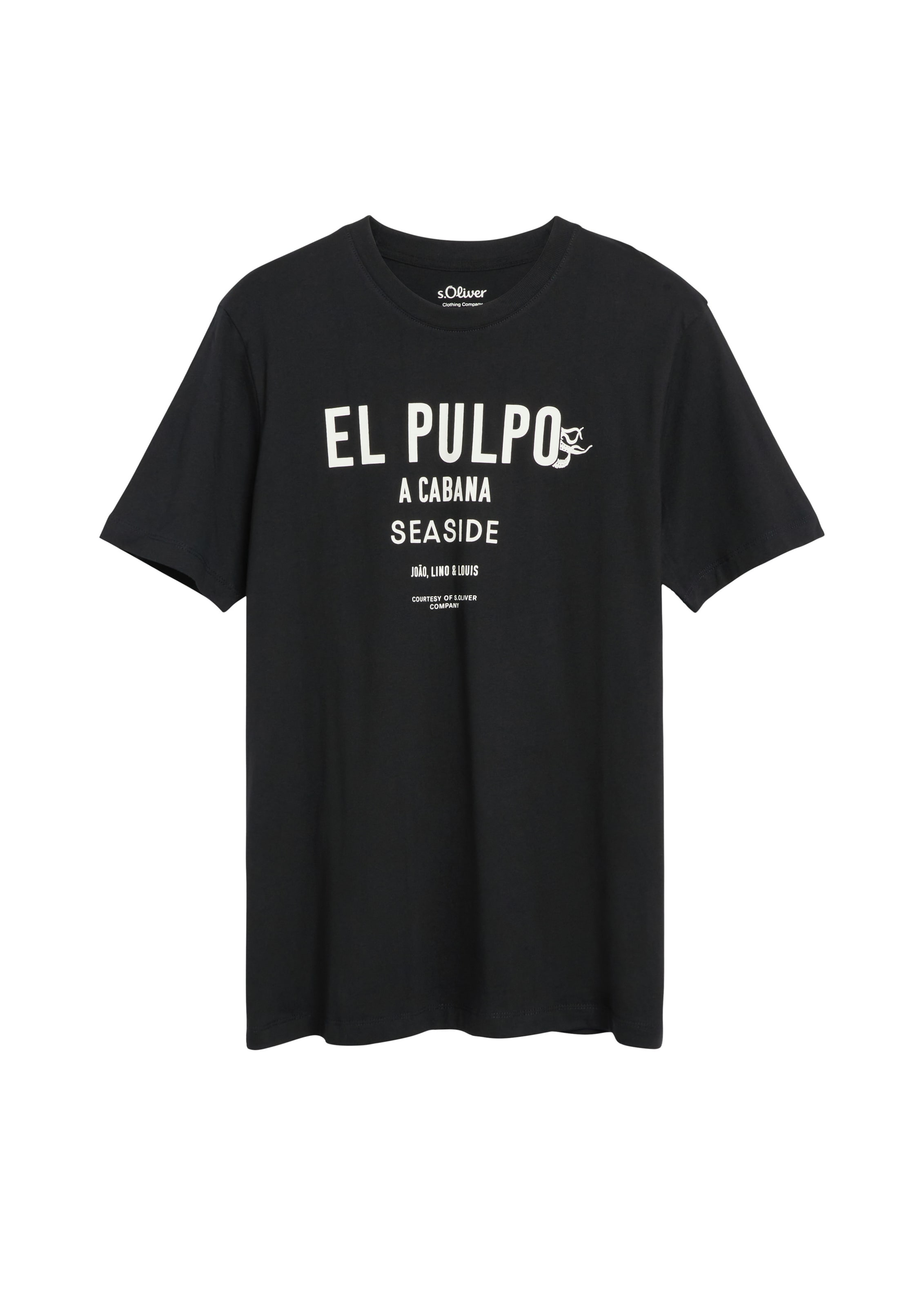 s.Oliver Shirt in Black: front