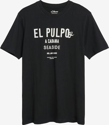 s.Oliver Shirt in Black: front