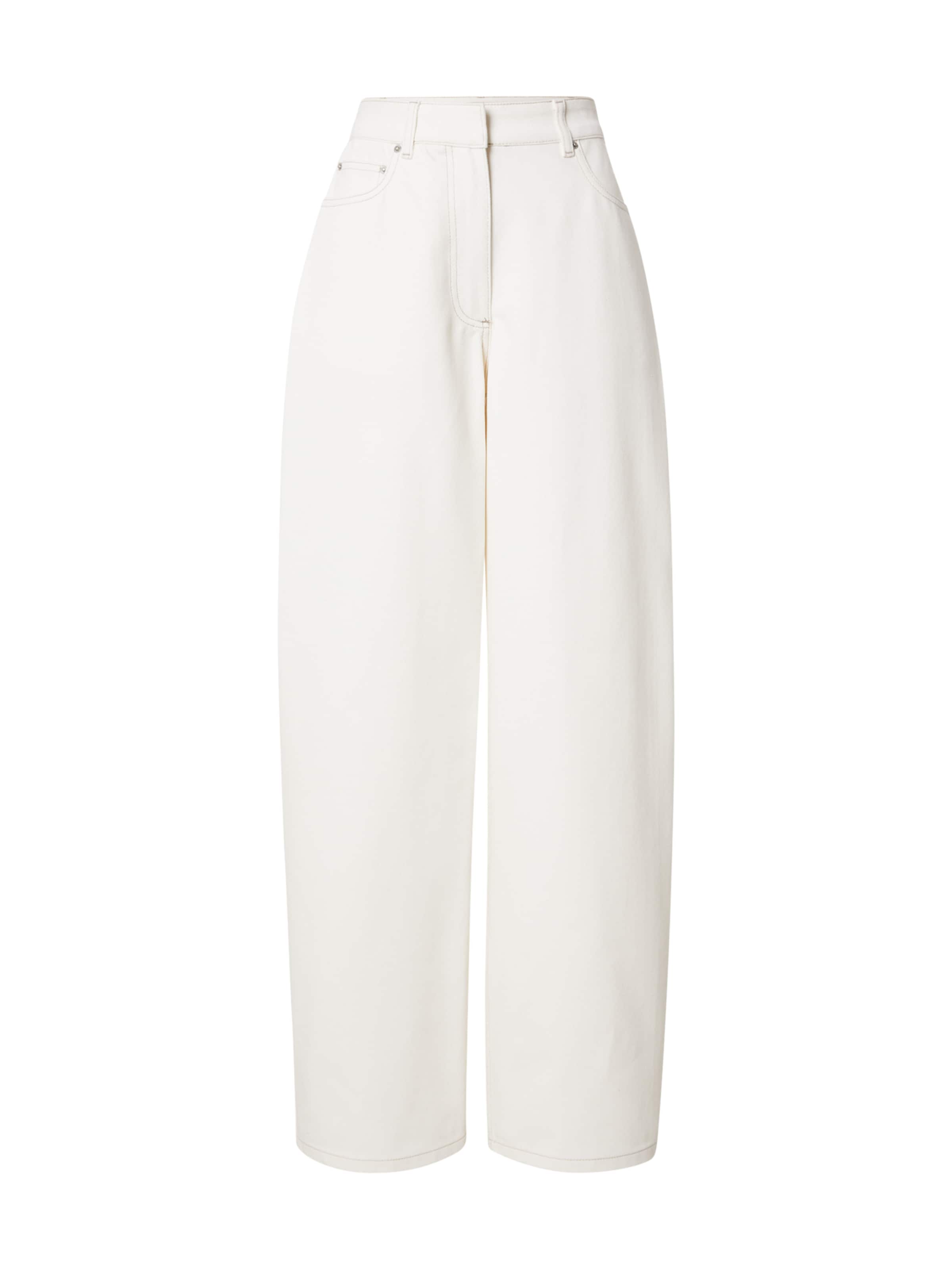 Baggy Jean 'Cocoon' REMAIN en blanc : devant