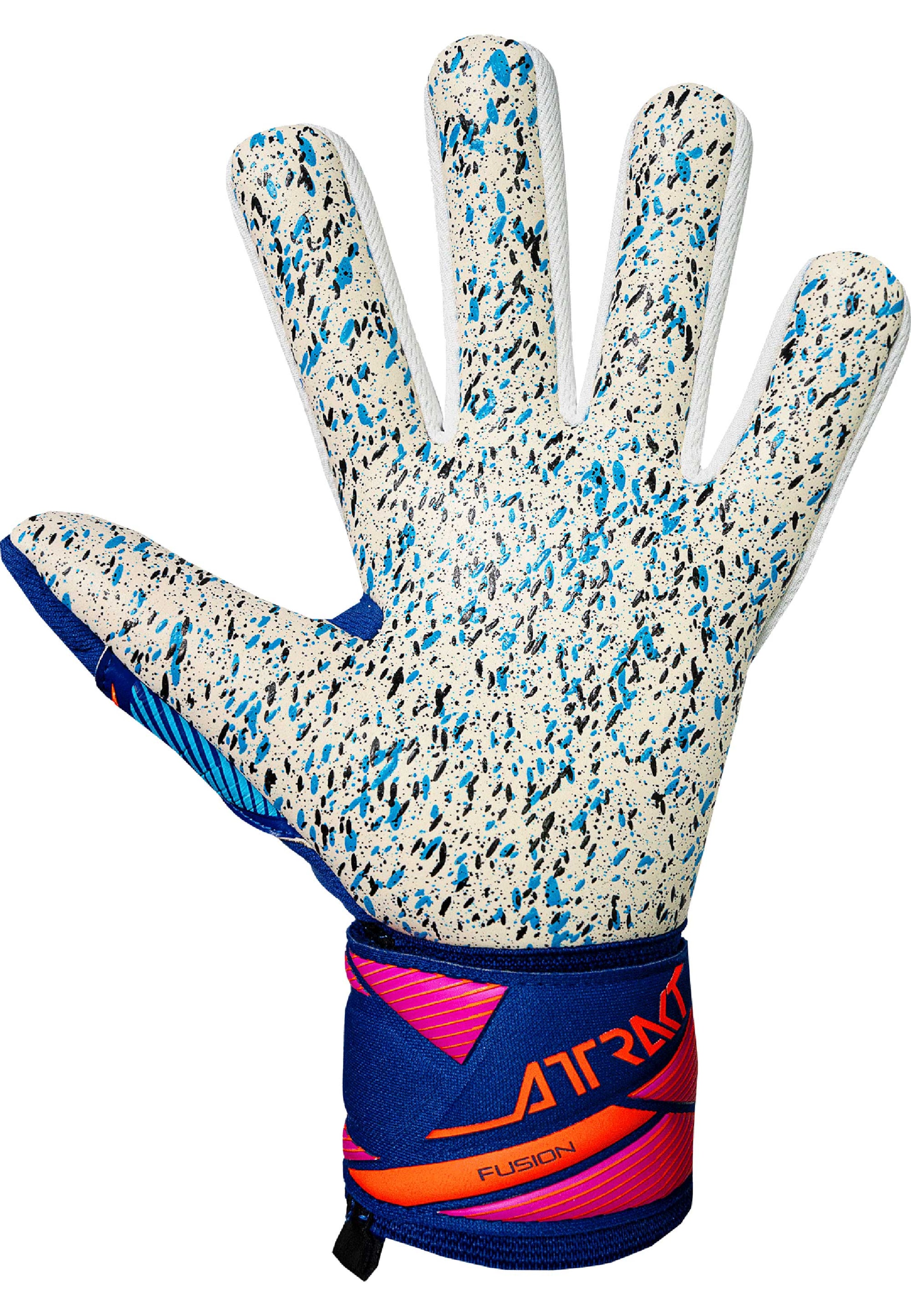 REUSCH Sports gloves 'Attrakt Fusion NC' in Blue