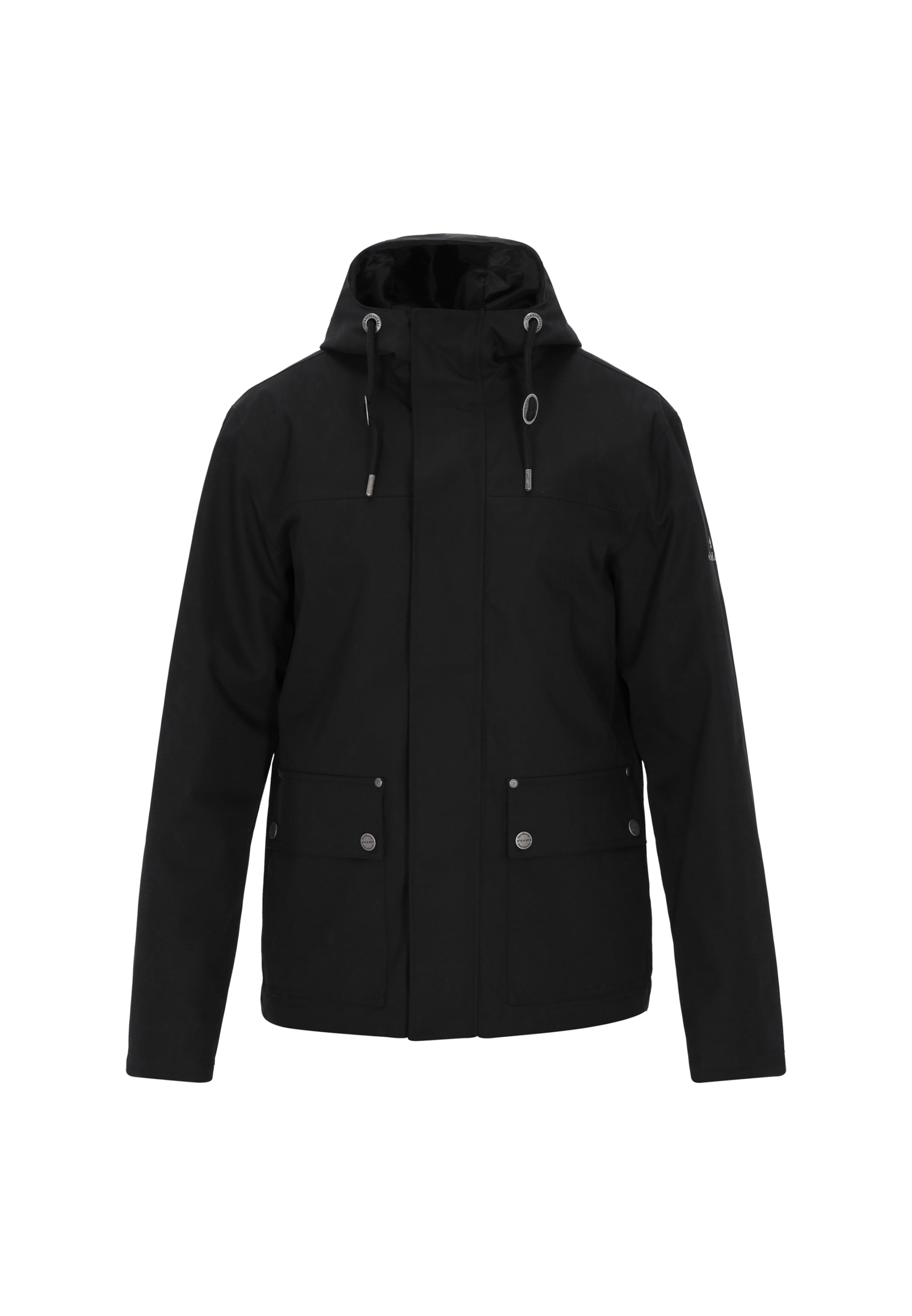DreiMaster Klassik Weatherproof jacket in Black: front