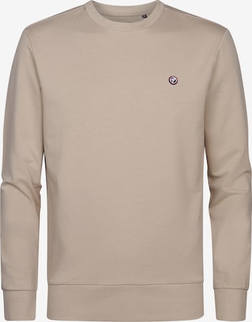 Petrol Industries Sweatshirt 'Seaviewpark' i brun: framsida