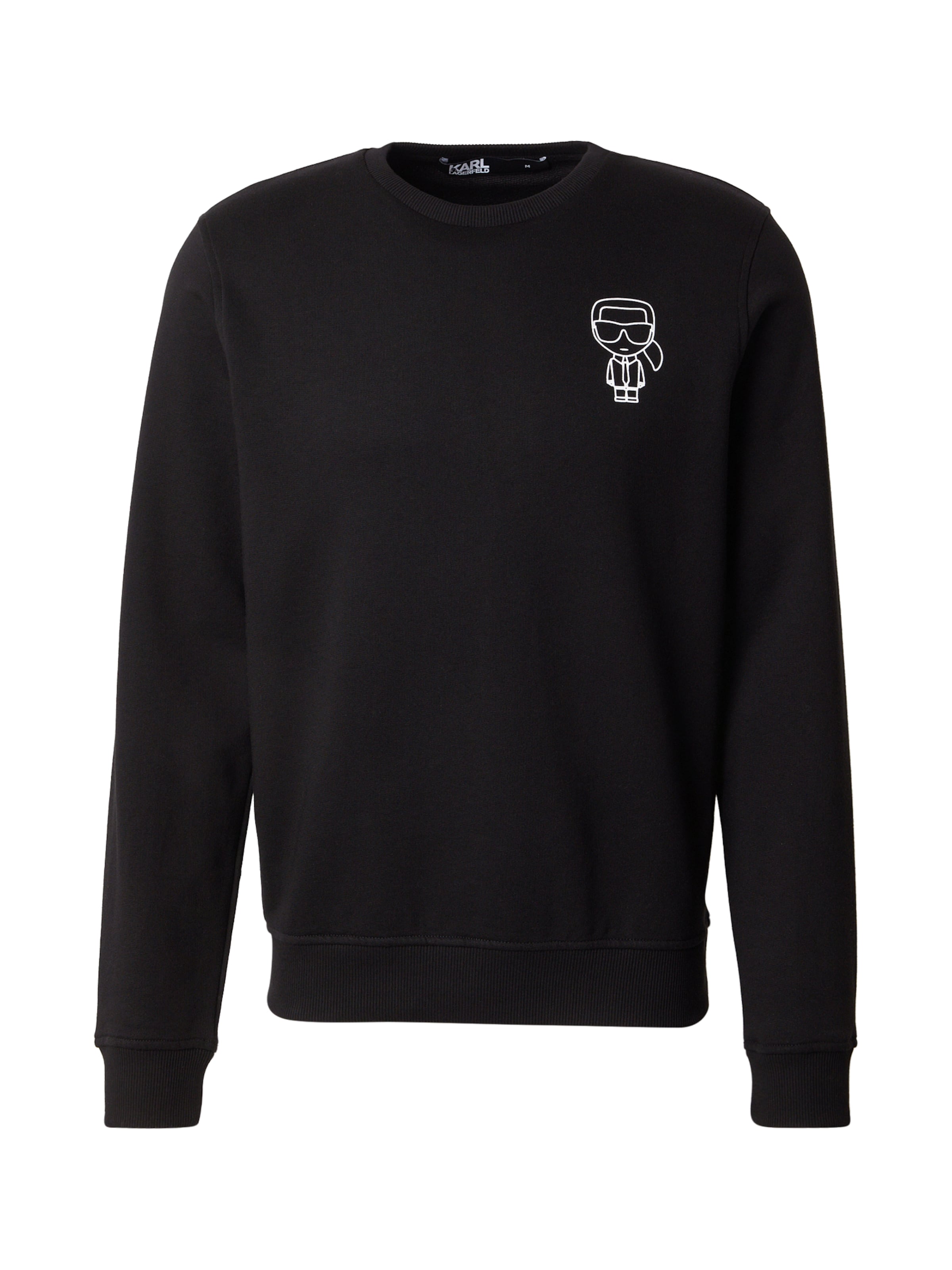 Karl Lagerfeld Mikina - černá / bílá, Produkt