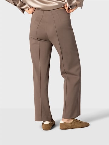 NAULOVER Regular Pleated Pants ' ' in Beige: back