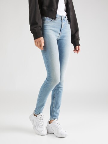 Skinny Jean 'MID RISE SKINNY' Calvin Klein Jeans en bleu : devant