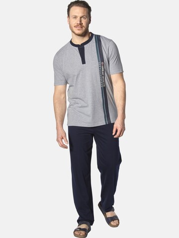 Jan Vanderstorm Pajamas long 'Loftur' in Blue: front