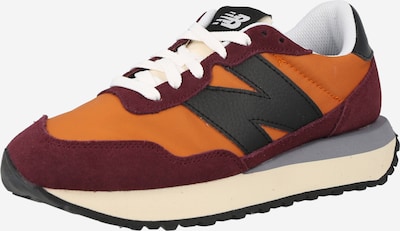 new balance Sneaker '237' in orange / bordeaux / schwarz, Produktansicht