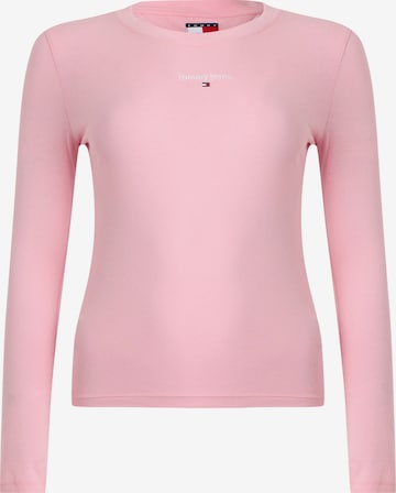 Tommy Jeans - Camisa 'CLASSIC' em rosa: frente