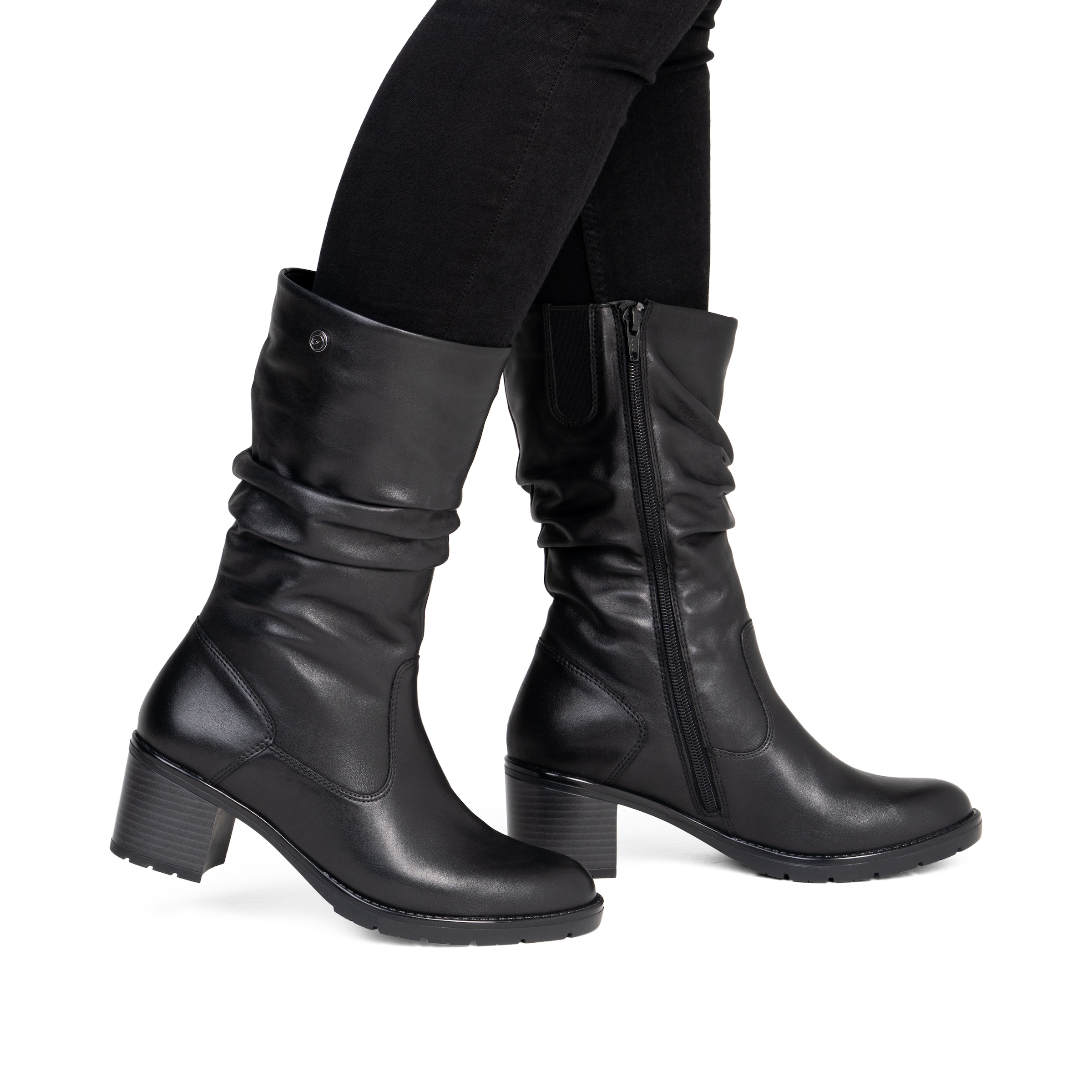 REMONTE Stiefeletten ' D2A79 ' in Schwarz: Vorderseite
