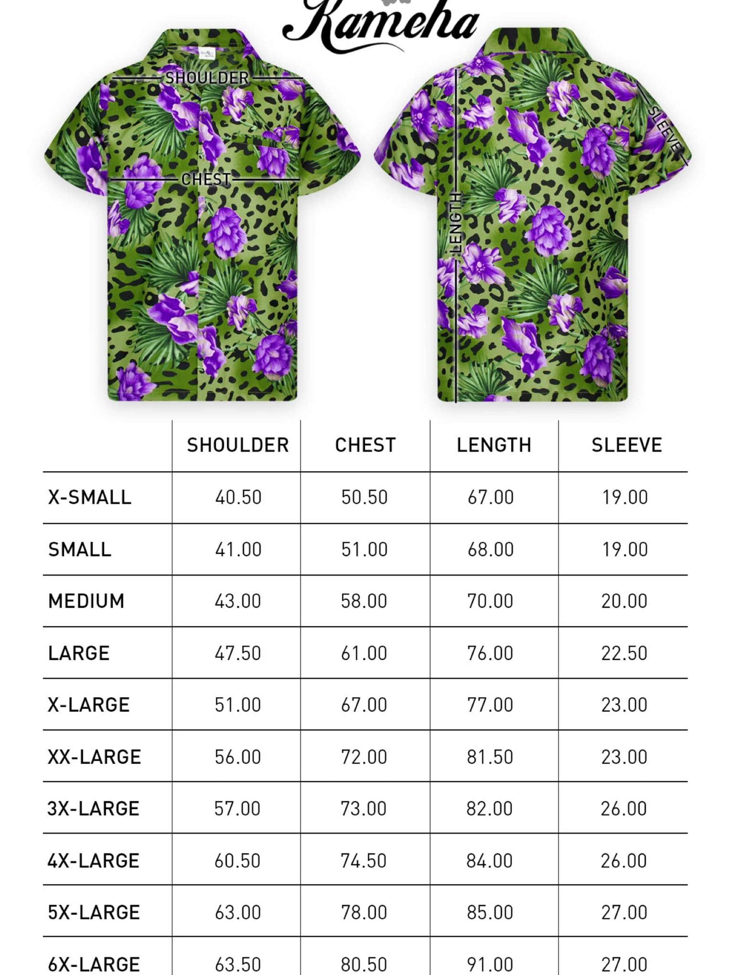 King Kameha Shirt 'Leopard Flowers' in Groen