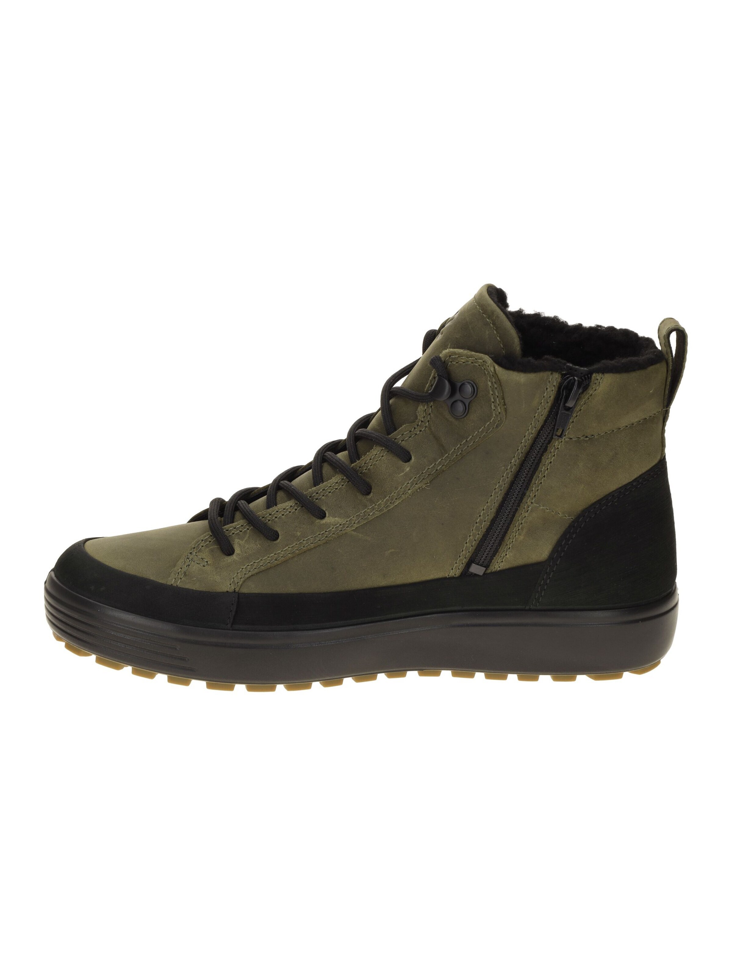 Boots stringati 'Soft 7' di ECCO in verde