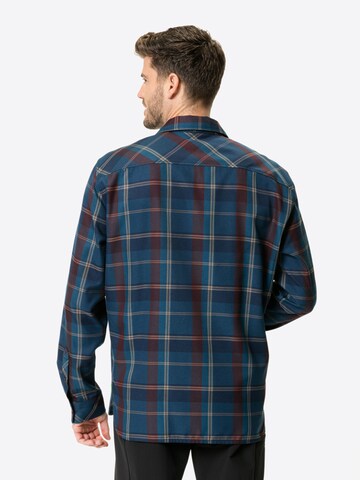 VAUDE Regular fit Functioneel overhemd 'Neshan' in Blauw