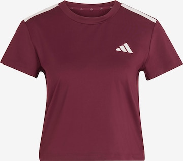 Tricou funcțional 'HYG' de la ADIDAS PERFORMANCE pe roșu: față