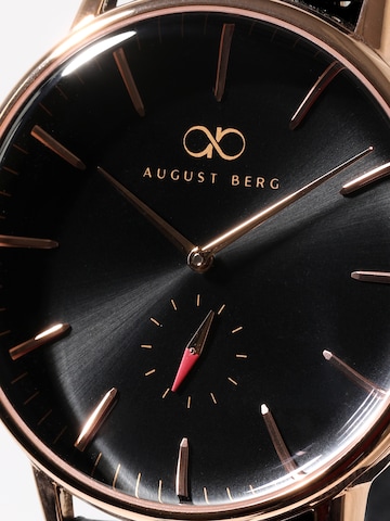 August Berg Analog Watch 'Serenity' in Black