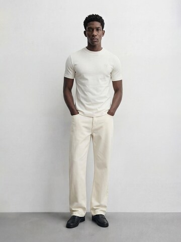 Burocs Shirt 'Slim Fine Knit' in White