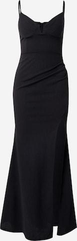 Skirt & Stiletto Evening Dress 'ALANA' in Black: front