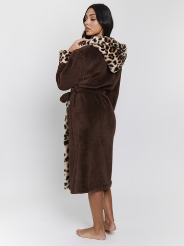 Loungeable Long Bathrobe in Brown