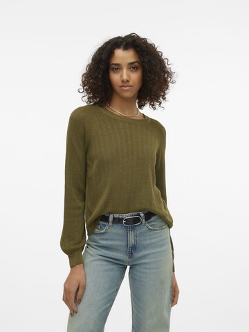 VERO MODA Pullover 'NEWLEXSUN' i grøn: forside