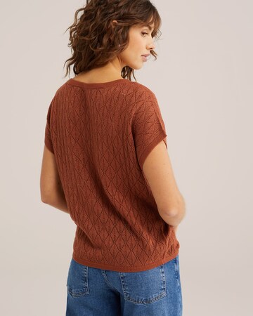 WE Fashion Pullover in Braun