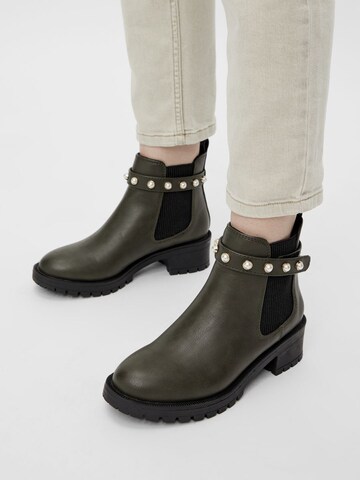 Bianco Chelsea Boots in Grün: Vorderseite