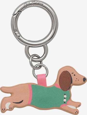 Cath Kidston Breloczek do kluczy 'Sausage Dog' w kolorze beżowy: przód