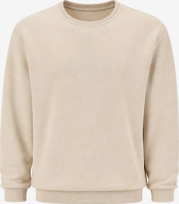 LOUIS LECLER Sweatshirt 'Avery' in Beige: voorkant