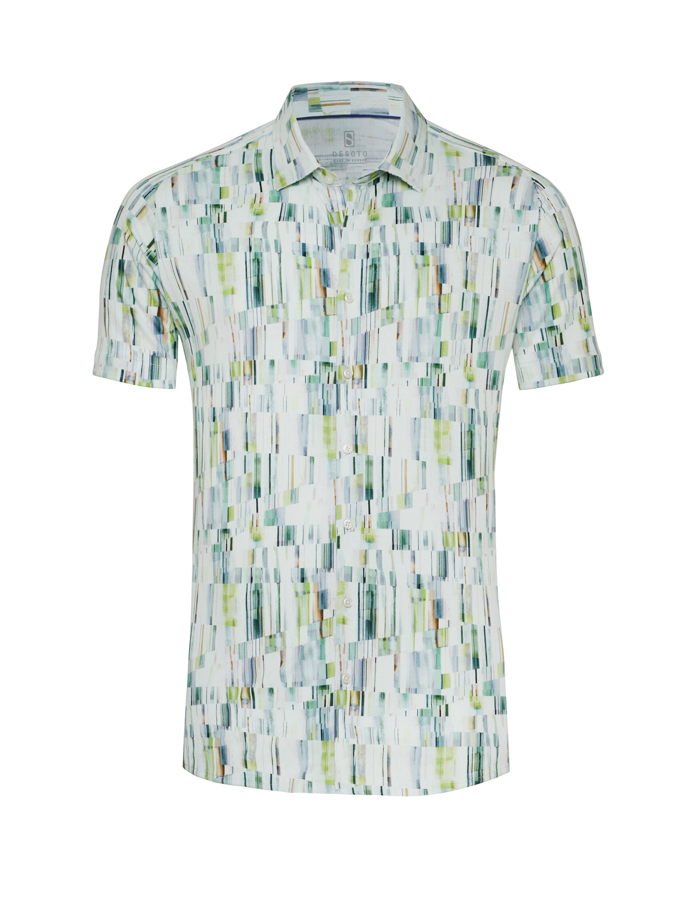 DESOTO Regular fit Overhemd in Groen: voorkant