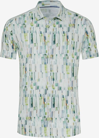 DESOTO Button Up Shirt in Green: front