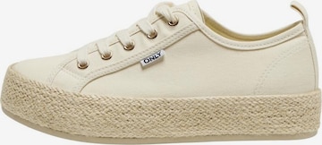 ONLY Låg sneaker 'IDA-1' i beige: framsida