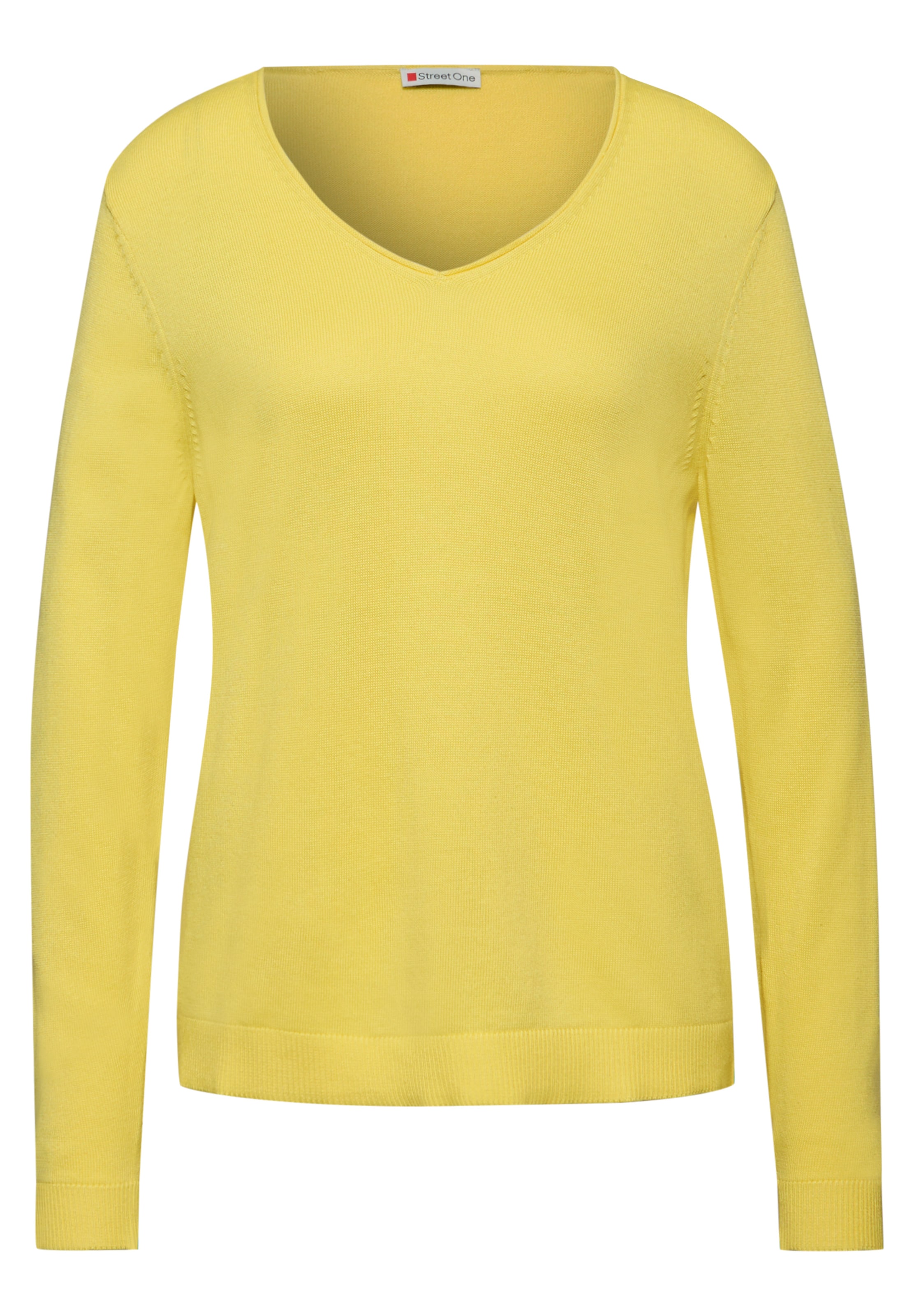 STREET ONE Sweater in Yellow: front