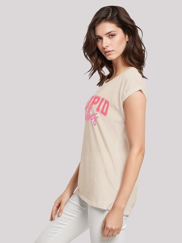 F4NT4STIC Shirt 'Cupid Vibes Valentinstag Amor' in Beige