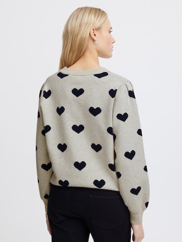 Pull-over 'BRIELLE' ICHI en gris