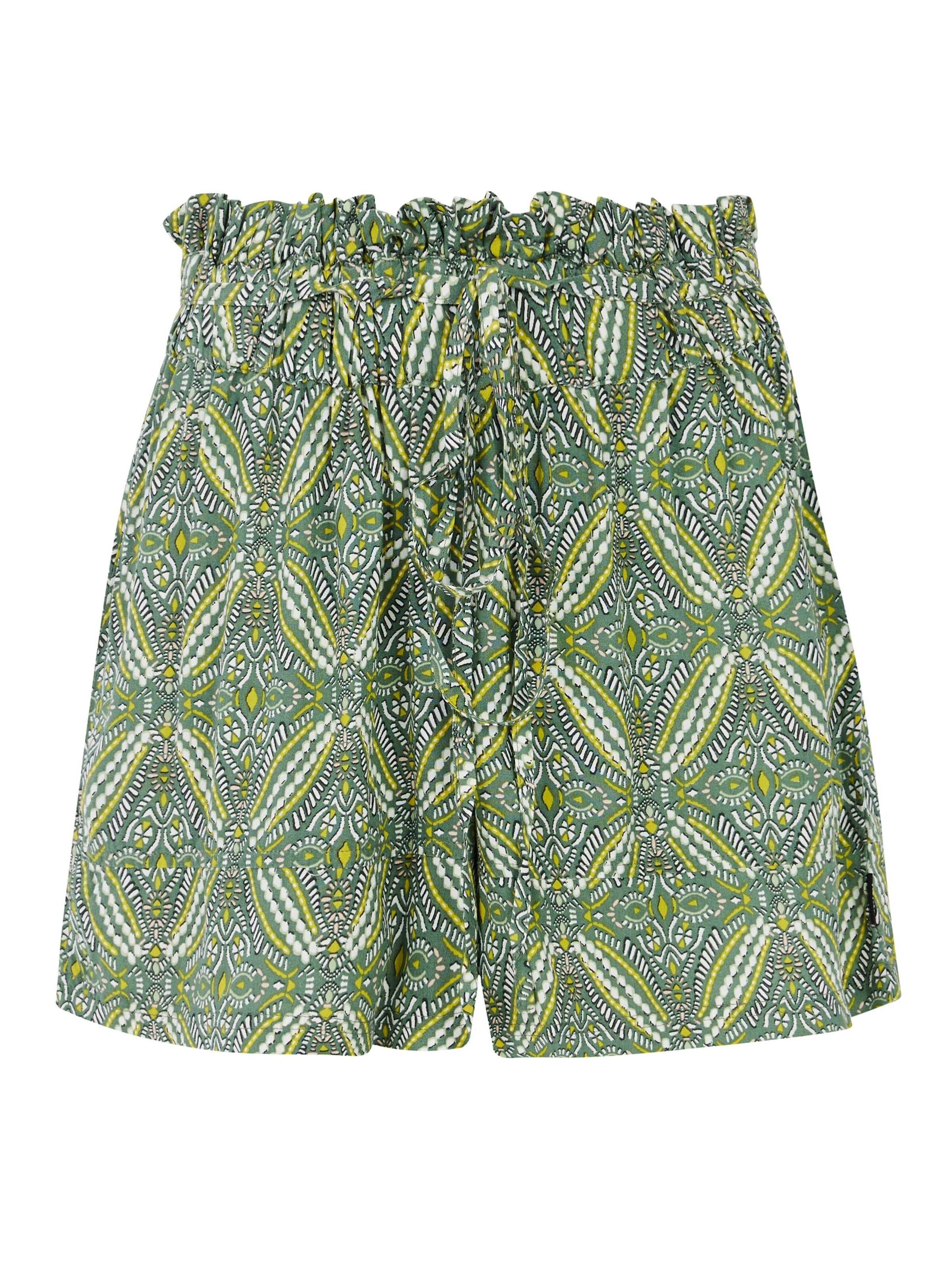PROTEST Pants 'PRTSmile' in Green: front