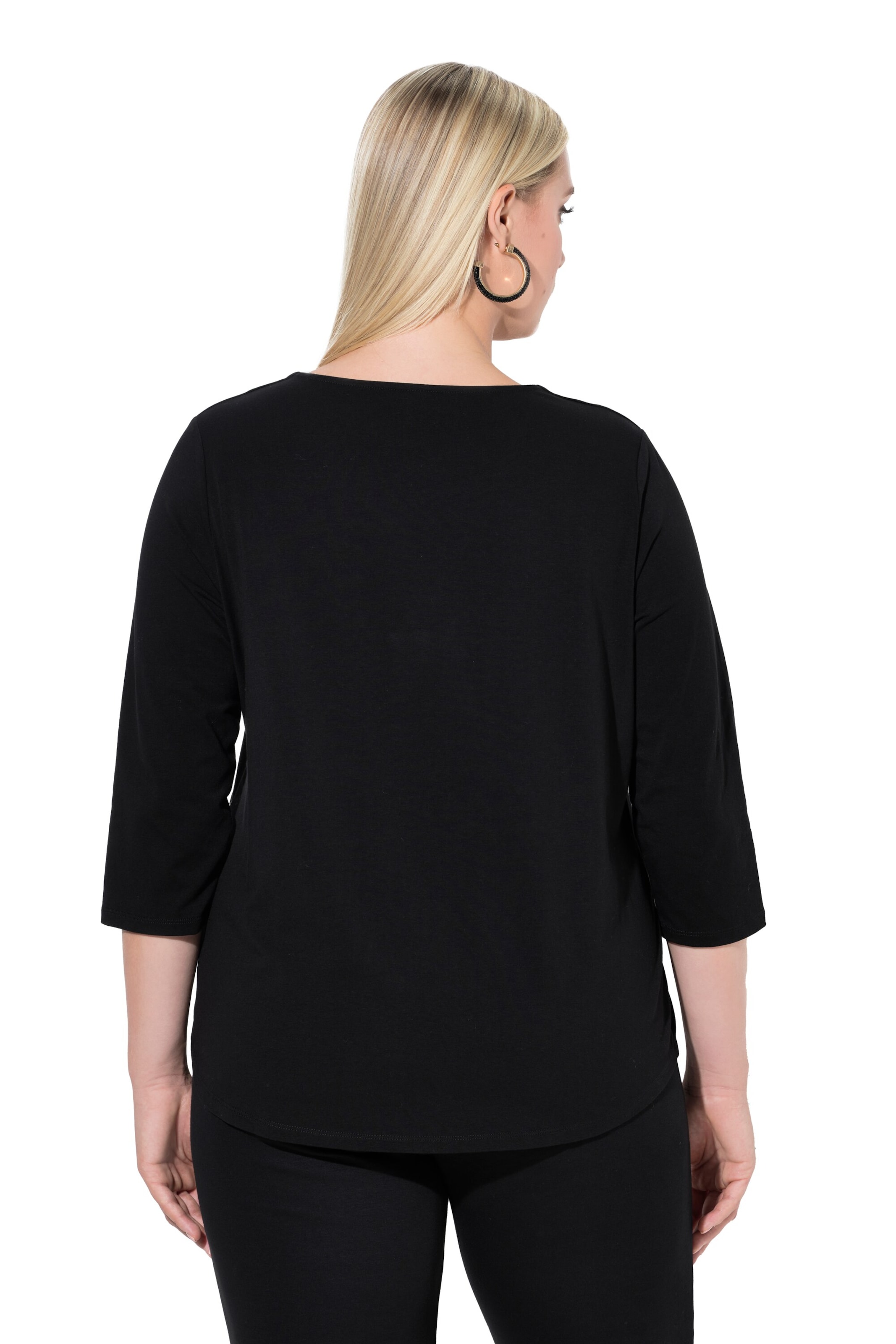 Ulla Popken Shirt in Zwart