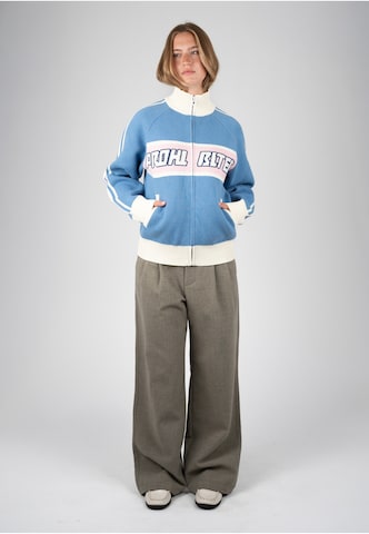 Prohibited Strickjacke 'Letterman' in Blau