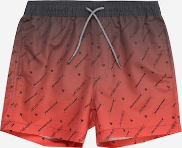 Jack & Jones Junior Badeshorts 'FIJI' in Orange: predná strana