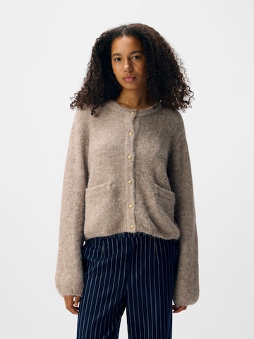 OBJECT Cardigan 'SAGGIA' i beige: forside