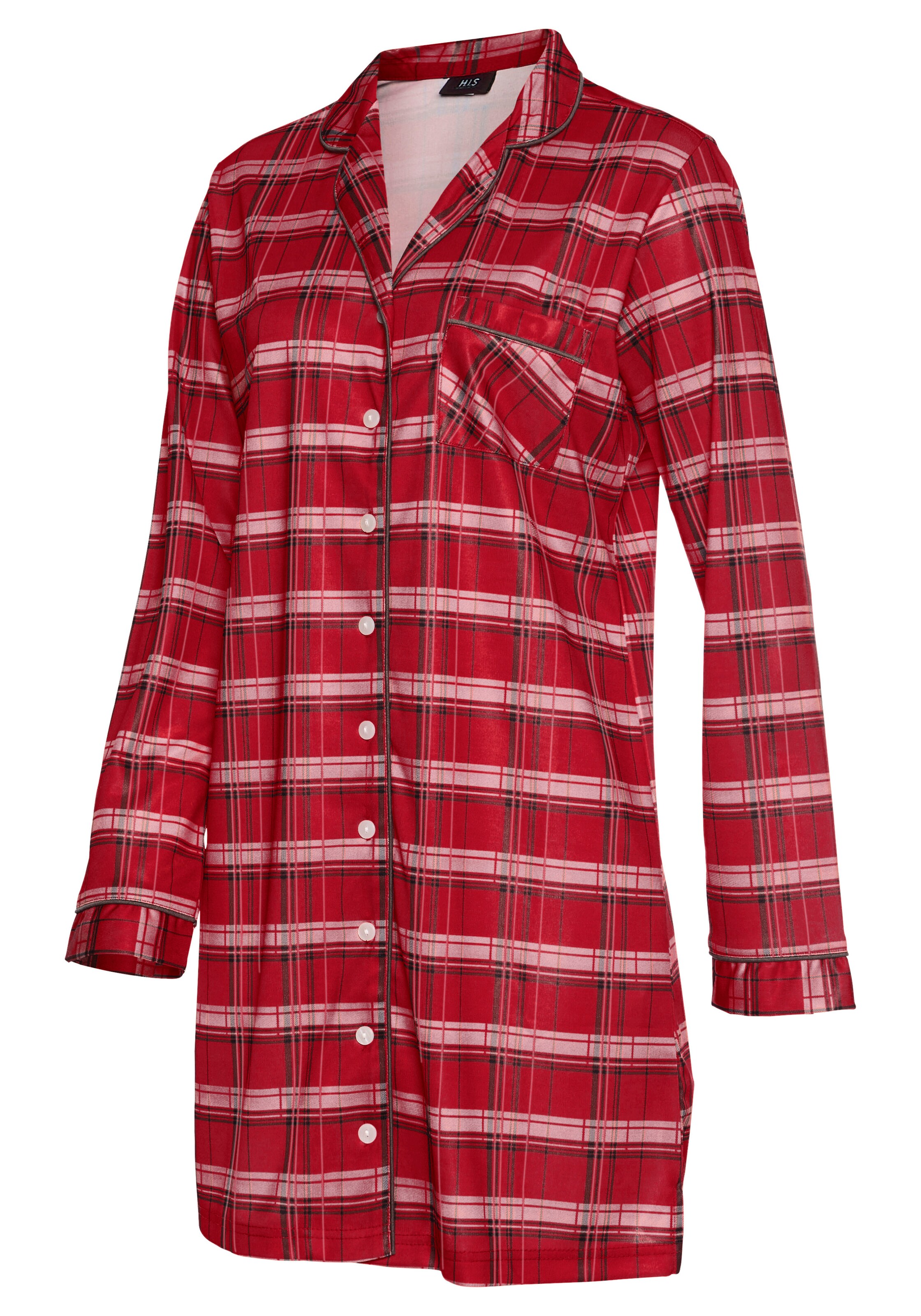 H.I.S Nachthemd in Rot