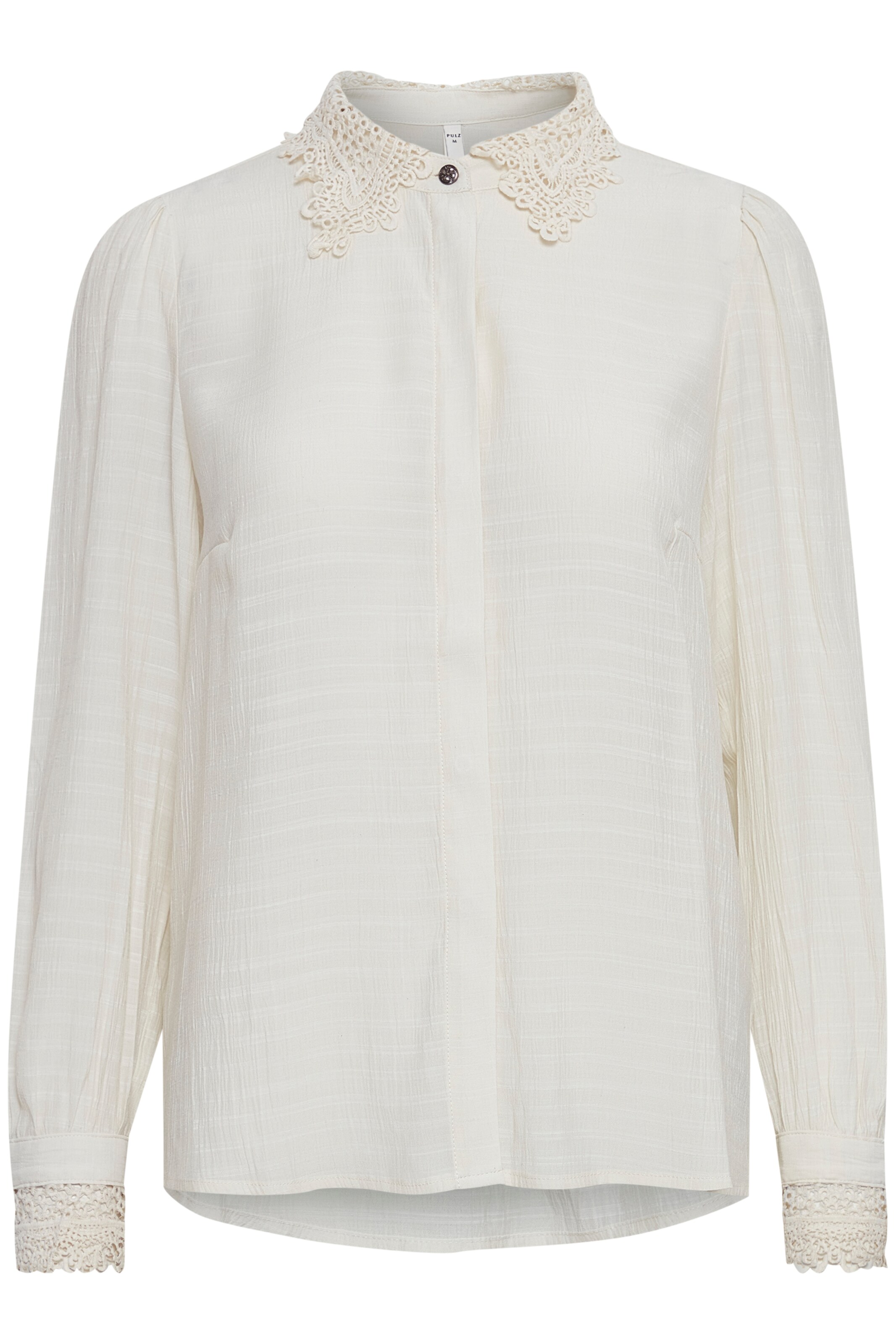 Chemisier 'CANNY' PULZ Jeans en blanc : devant