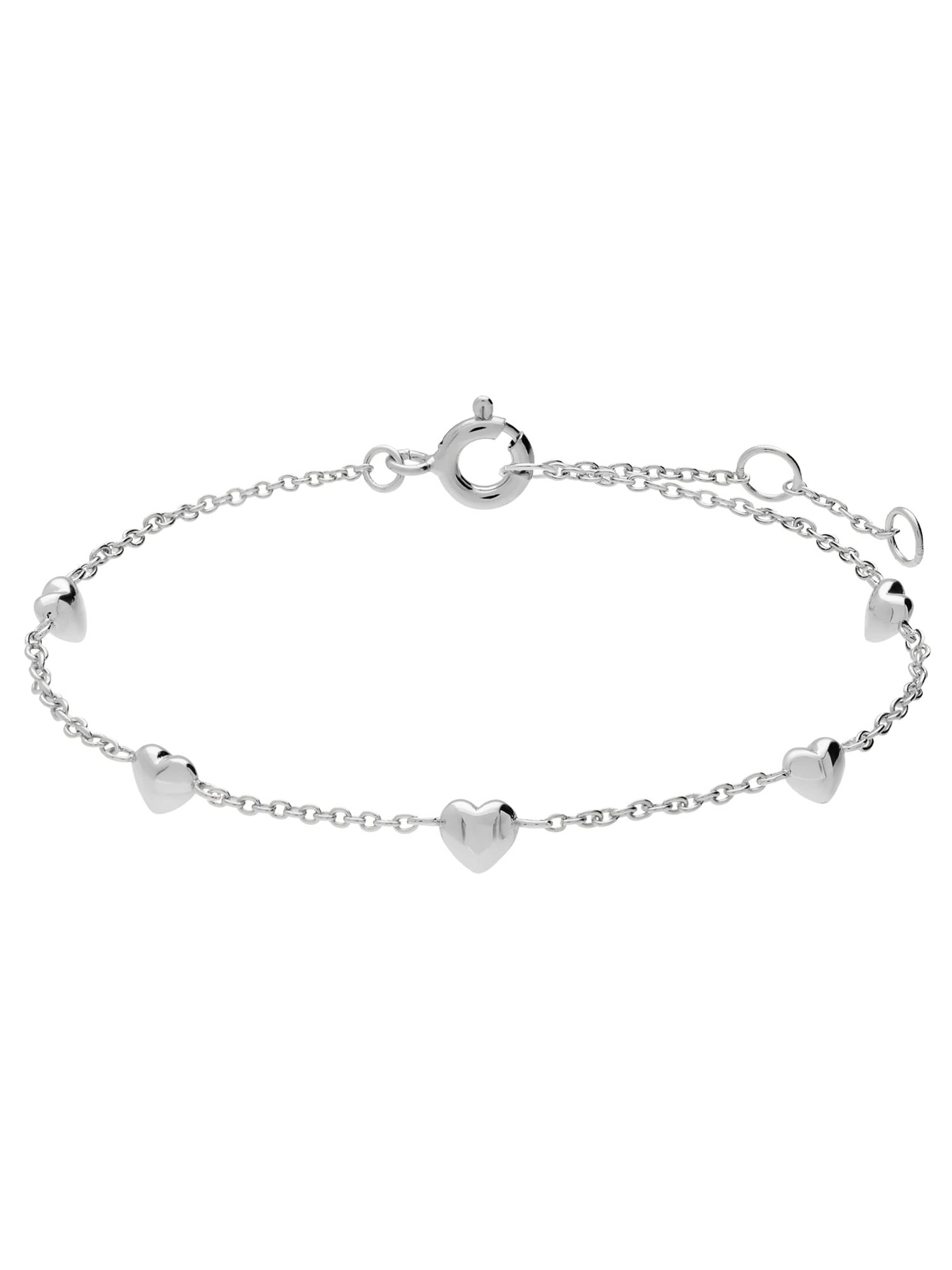 Lucardi Bracelet 'Minimalistisch' in Silver: front