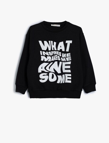 Koton Sweatshirt in Black: front