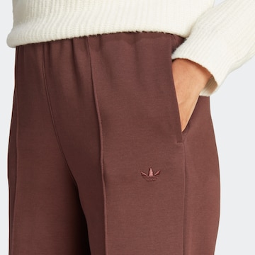 ADIDAS ORIGINALS Wide leg Trousers 'Premium Essentials' in Brown