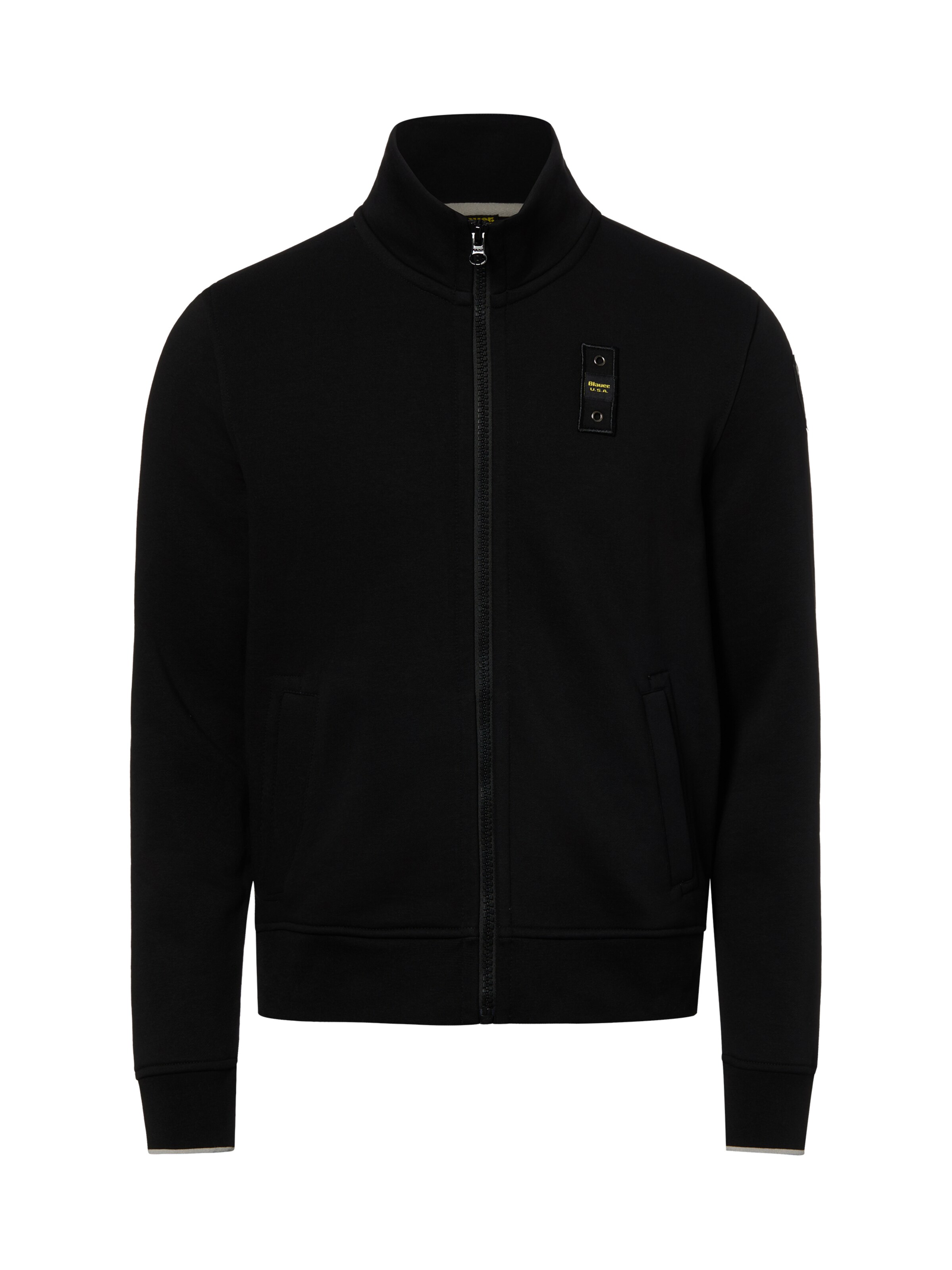 Blauer.USA Sweat jacket ' City New ' in Black: front