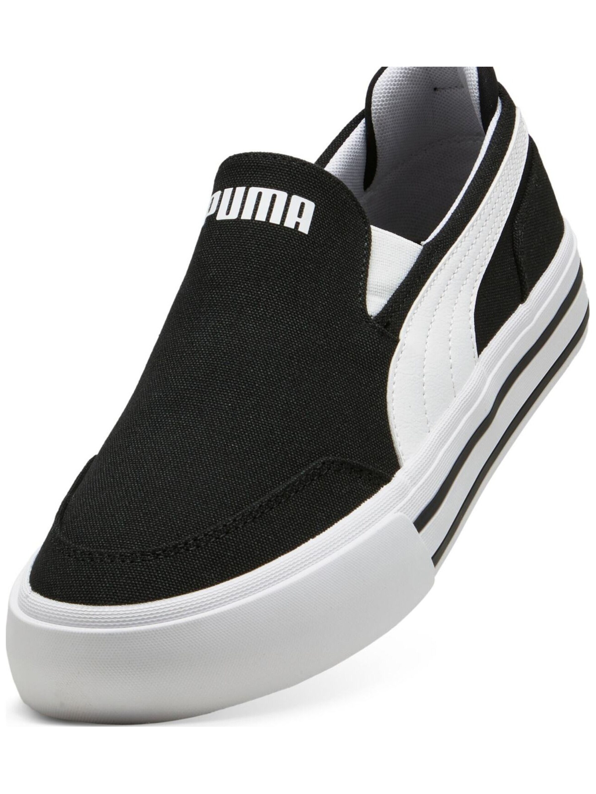 PUMA - Zapatillas sin cordones 'Court Classic' en negro