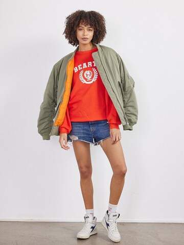 BEARTH Sweatshirt 'College' in Rot