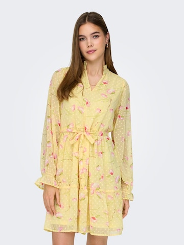 ONLY - Vestido 'ROSEY' en amarillo: frente