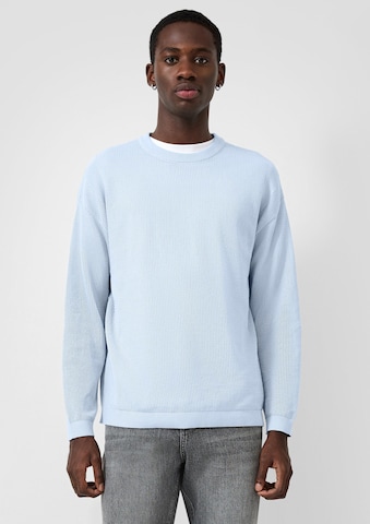 Pull-over QS en bleu : devant