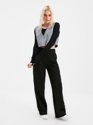 Trendyol Wide leg Broek in Zwart