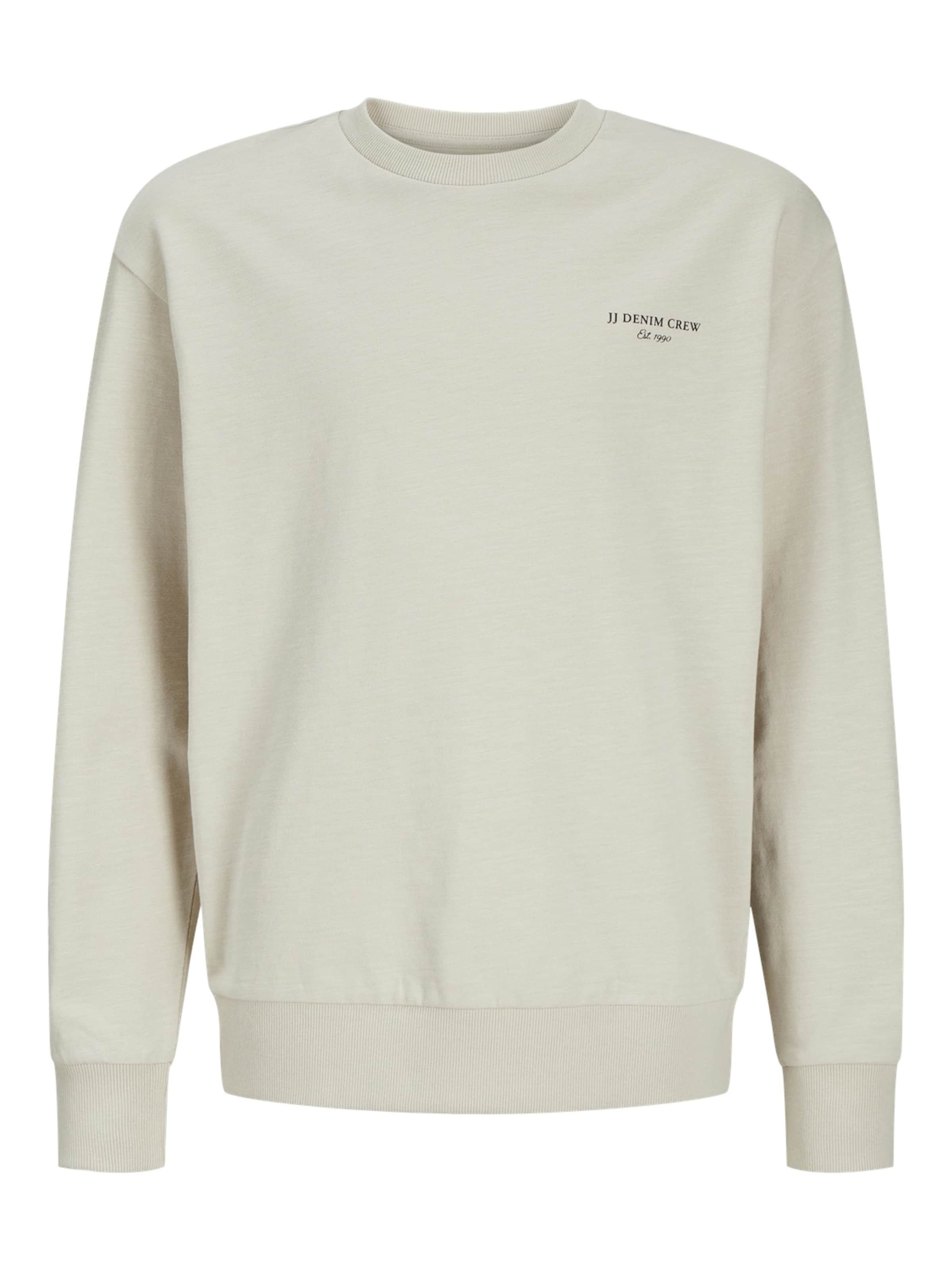 Jack & Jones Junior Sweatshirt 'Jeff' in Beige: Vorderseite