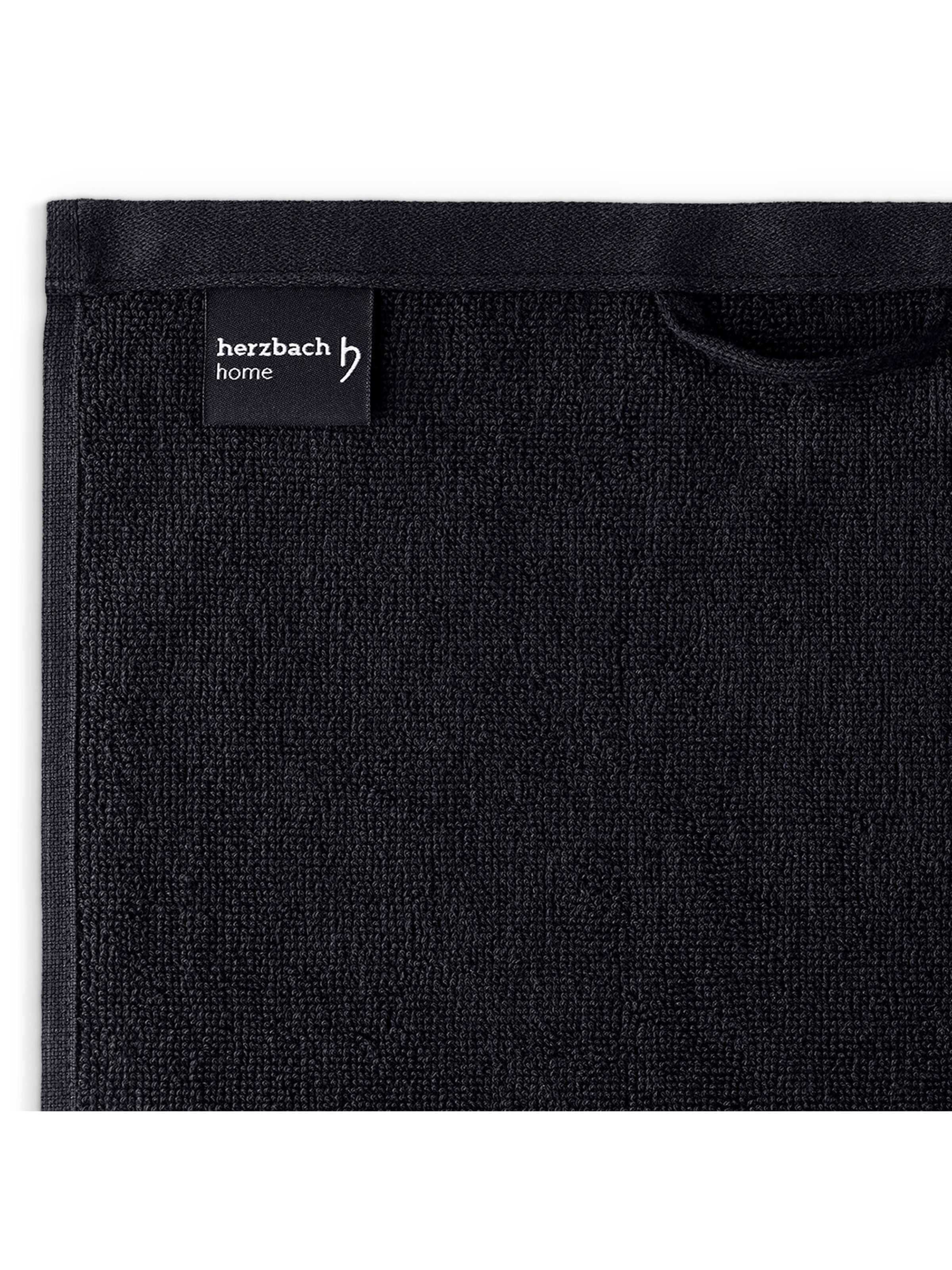 Serviette Herzbach home en noir